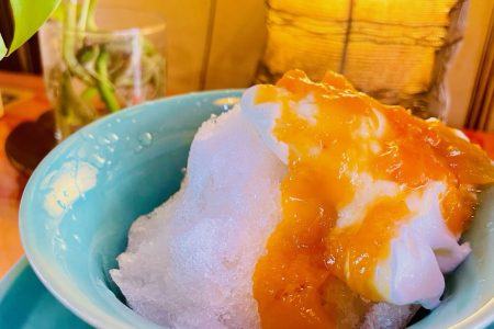 この夏、一度きりの出会い。太陽を味わう、ご褒美かき氷。〜黄金色アプリコットと濃厚グリークヨーグルトのシンフォニー〜